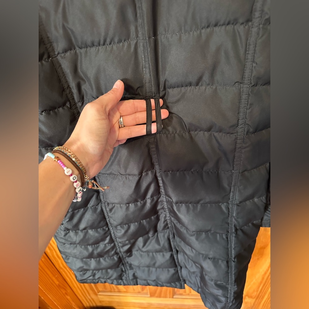 Burberry Brit Black Double-Breasted Coat - Picture 5 of 12